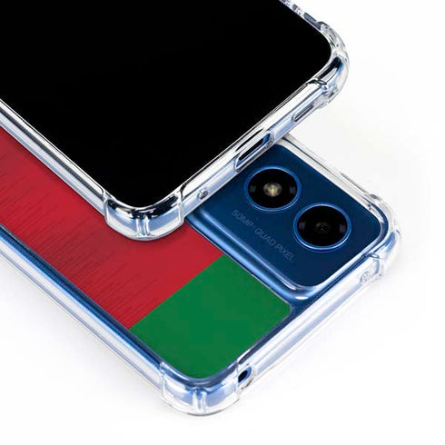Portugal Soccer Flag Moto G Play 4G (2024) Clear Case